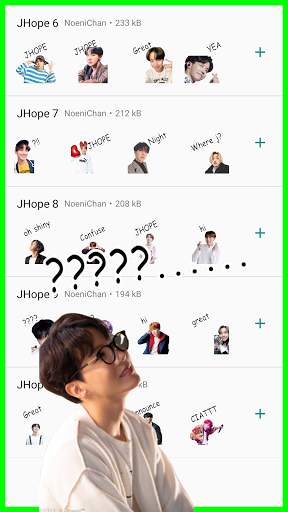 JHope BTS Stickers for WhatsApp screenshot 5