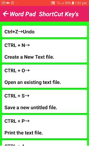 Computer Softwere Shortcut Keys 2021 скриншот 7