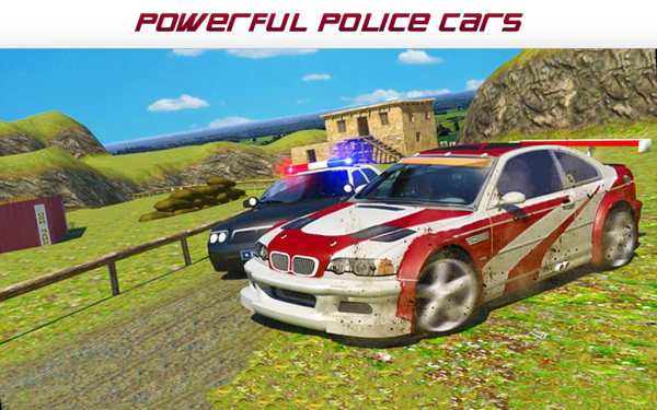 Police Car : Crime Chase Offroad Driving Simulator screenshot 1