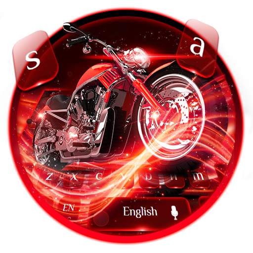 Neon Motorbike Keyboard 10001002