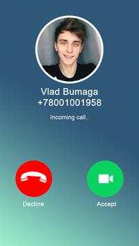 vlad a4 Fake call - prank funny !! screenshot 1