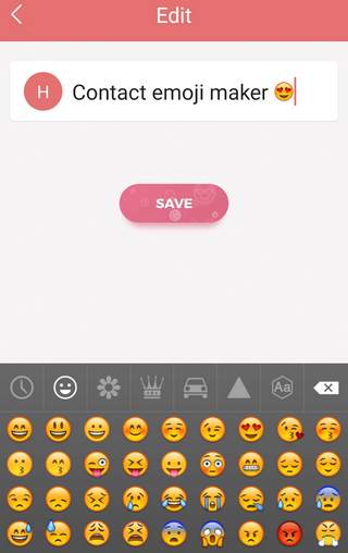 Contact Emoji Maker 2020 😎 screenshot 1