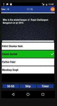 Indian Cricket QUIZ Season 11(Premier League Quiz) screenshot 8