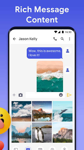 Messenger - SMS Launcher, Home screenshot 2