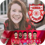 Kings XI Punjab Stickers: Kings 11 Photo Frames 1.0