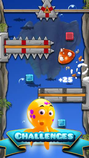Octopus World: Underwater Challenges Game screenshot 3