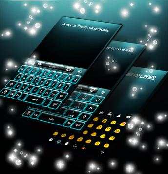 Neon Keys Theme for Keyboard screenshot 3