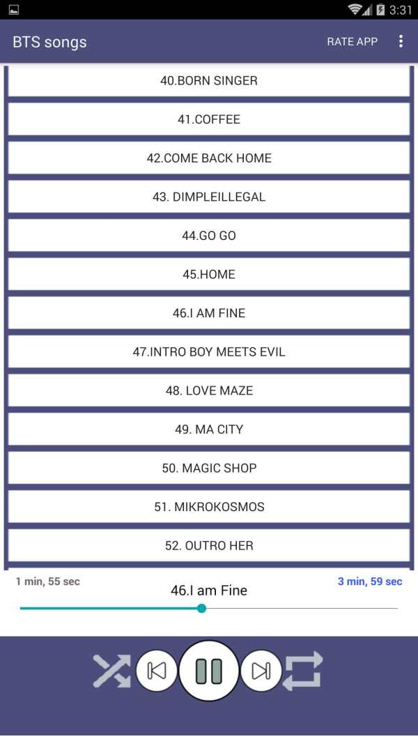 100 BTS Songs Offline (Kpop Songs) screenshot 5