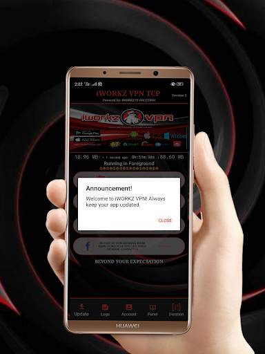 iWORKZ VPN TCP Official screenshot 2