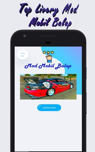Livery bussid mod mobil balap screenshot 3