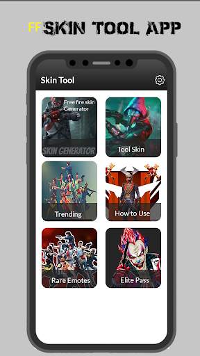 Fire Skin Tool: Skin for Free get free diamonds screenshot 1