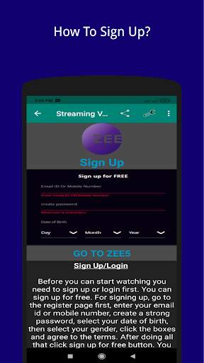 Streaming Video: For ZEE5 Streaming Manual screenshot 5