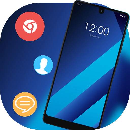 Theme for Galaxy A5 2019 HD Blue Abstract 2.0.1