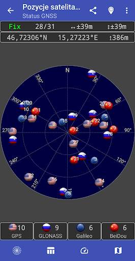Status GNSS (Test GPS) screenshot 1