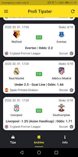 Profi Tipster App - Sports Betting Tips screenshot 2