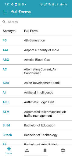 Full Form & Facts- Full form of all Acronyms screenshot 2