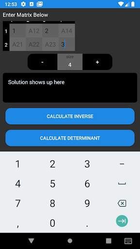 Inverse of Matrices screenshot 2