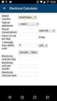 Electrical Calculator Pro screenshot 4