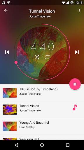 Timber Music Player screenshot 1