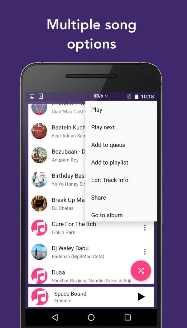 Tune Music Player : MP3 Player and Ringtone Cutter screenshot 8