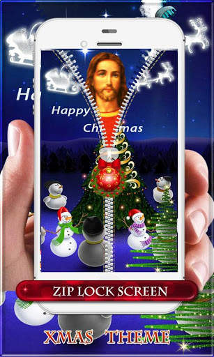 Christmas Theme Zipper Lock screenshot 7
