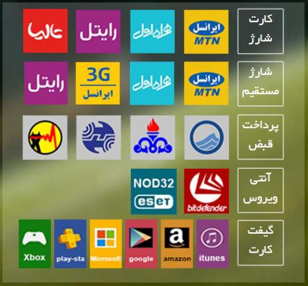 خرید شارژ همراه اول,خرید شارژ ایرانسل,رایتل screenshot 12