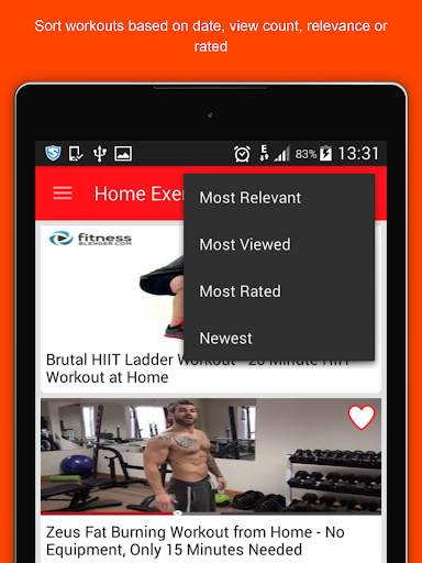 Home Workout Guide for Men; Exercises & fitness screenshot 8