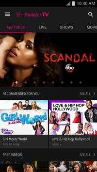 T-Mobile TV with Mobile HD screenshot 1