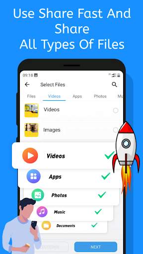 Share Fast - Indian Share & File Transfer скриншот 3