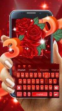 Red Rose 3D keyboard screenshot 1