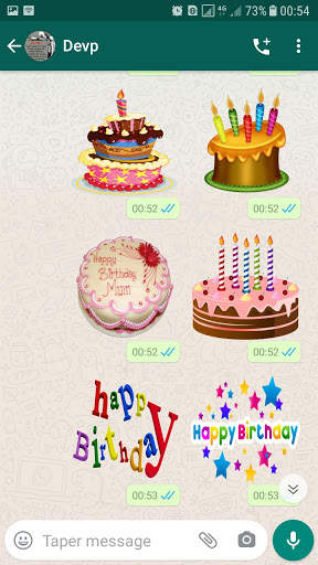 Happy Birthday Stickers for WhatsApp WAStickerApps screenshot 6