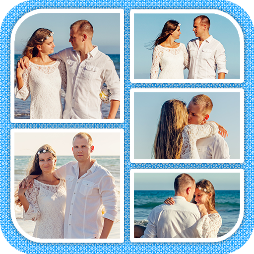 Photo Collage Grid Pic Maker आइकन