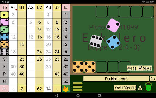 Eskalero Würfelspiel screenshot 11