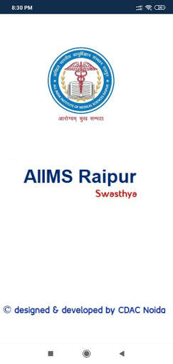 AIIMS Raipur Swasthya screenshot 1
