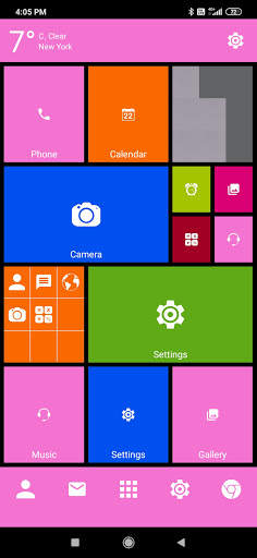 Win 10 metro launcher theme screenshot 8