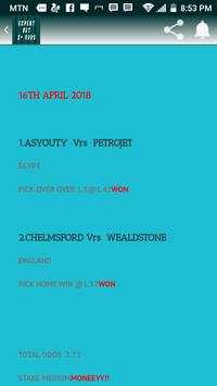 EXPERT BET 2  ODDS screenshot 3
