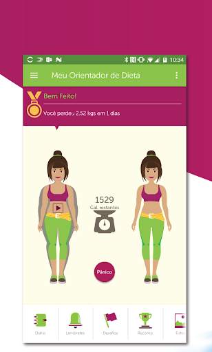 Meu Orientador de Dieta - Motivação para emagrecer screenshot 1