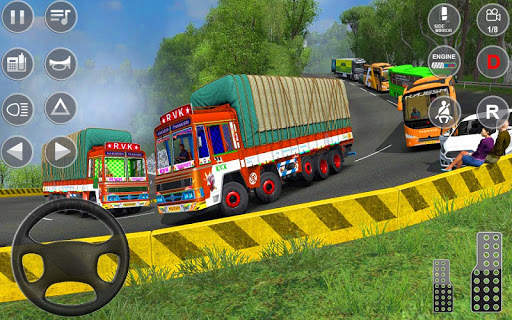Indian Truck Spooky Stunt : Cargo Truck Driver screenshot 2