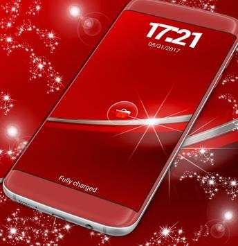 Hd Red Lock Screen Theme screenshot 1