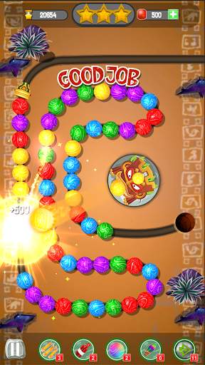 Jungle Marble Blast Games screenshot 4
