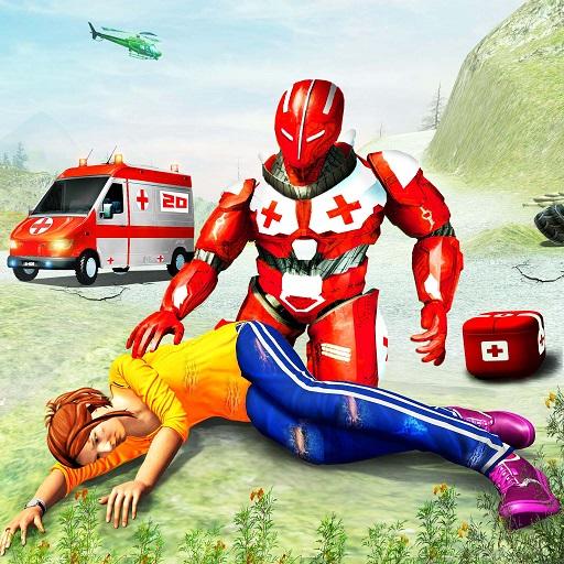 US Army Robot Hero Ambulance Rescue Mission icon