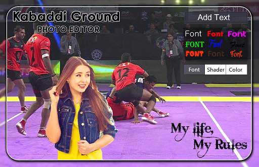 Kabaddi Ground Photo Editor screenshot 2
