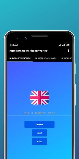 Numbers To Words Converter - Number to Spelling 2 تصوير الشاشة
