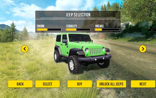 Offroad 4x4 Jeep Driving Simulator screenshot 2