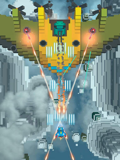 Sky Wings: Pixel Fighter 3D screenshot 11