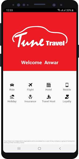 Tune Travel screenshot 1