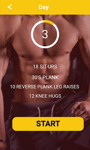 Treino Abdominal Abs Workout 30 days  screenshot 1