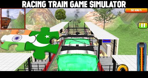 INDIA VS PAKISTAN Racing Train Game Simulator screenshot 4
