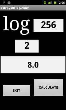 Logarithm Solve screenshot 2