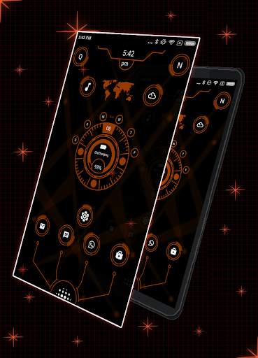 Futuristic Launcher 2020 - nextgen theme screenshot 5